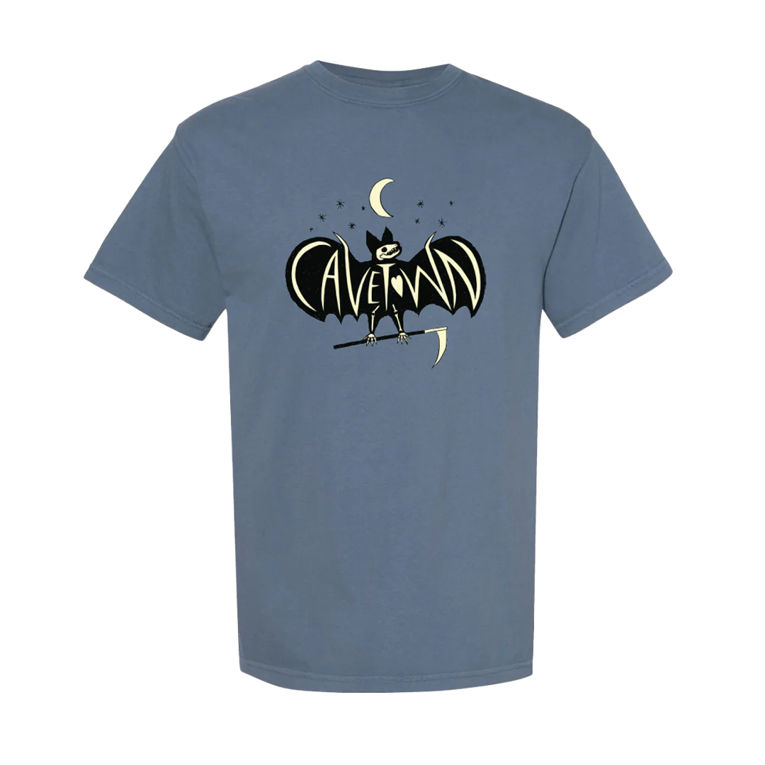 Bat Tour Tee - Denim Blue (Glow In the Dark)