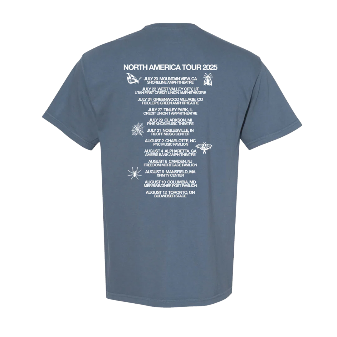 Bat Tour Tee - Denim Blue (Glow In the Dark) - Image 2